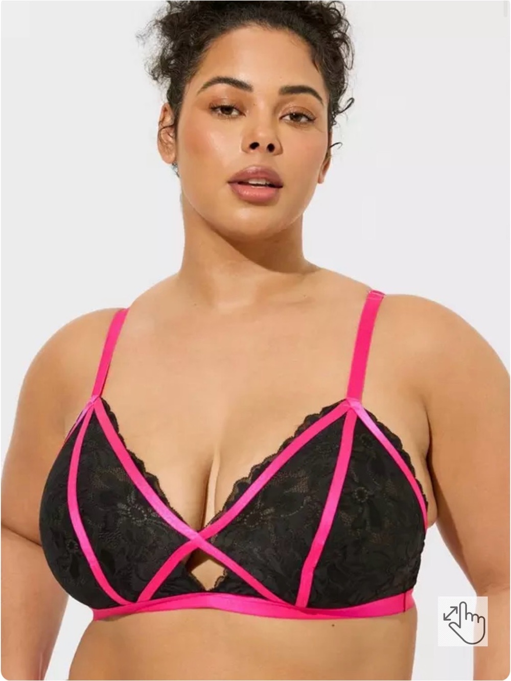 Torrid Neon Nights Keyhole Halter Bralette